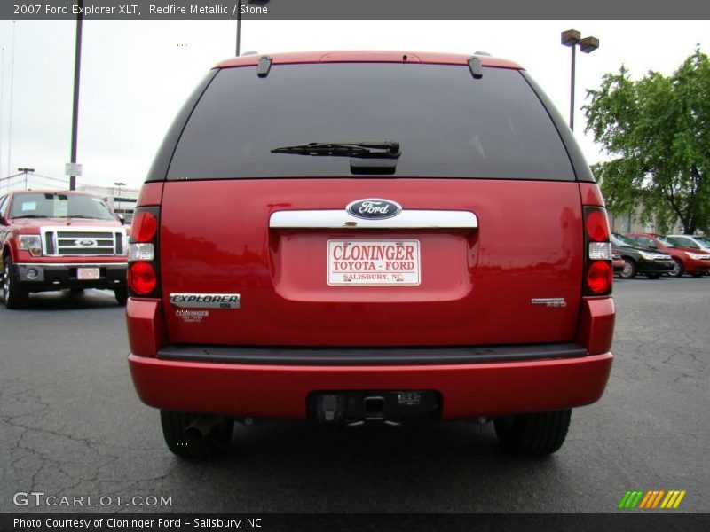 Redfire Metallic / Stone 2007 Ford Explorer XLT