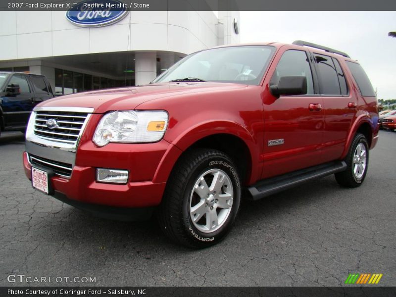 Redfire Metallic / Stone 2007 Ford Explorer XLT