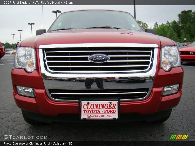 Redfire Metallic / Stone 2007 Ford Explorer XLT
