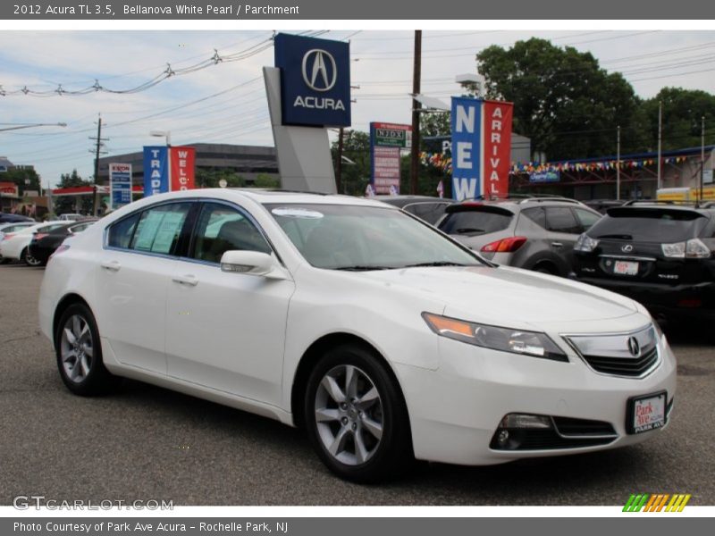 Bellanova White Pearl / Parchment 2012 Acura TL 3.5