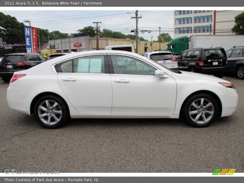 Bellanova White Pearl / Parchment 2012 Acura TL 3.5