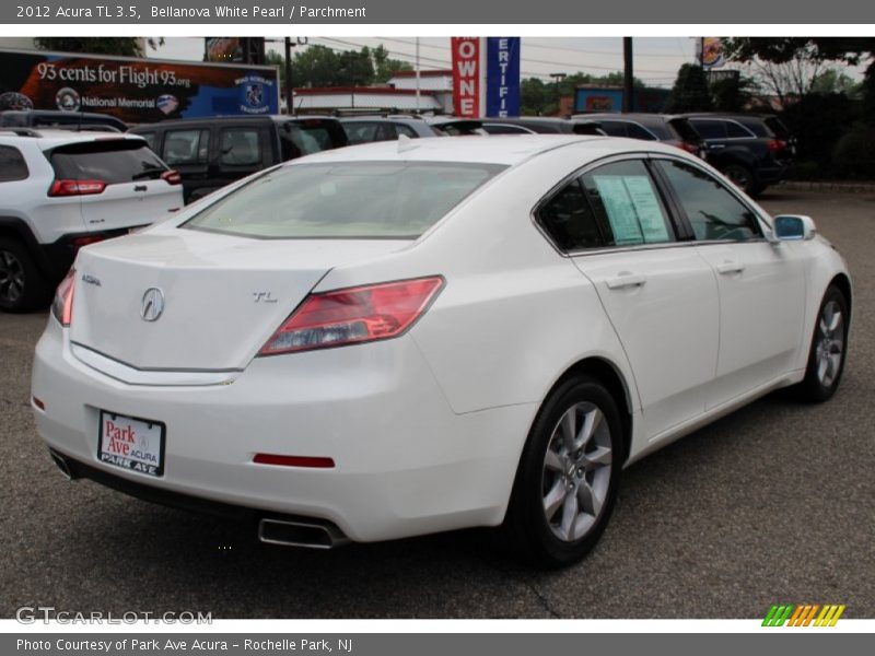 Bellanova White Pearl / Parchment 2012 Acura TL 3.5
