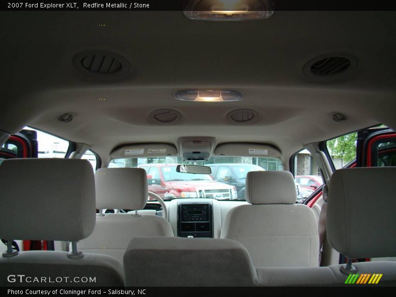 Redfire Metallic / Stone 2007 Ford Explorer XLT