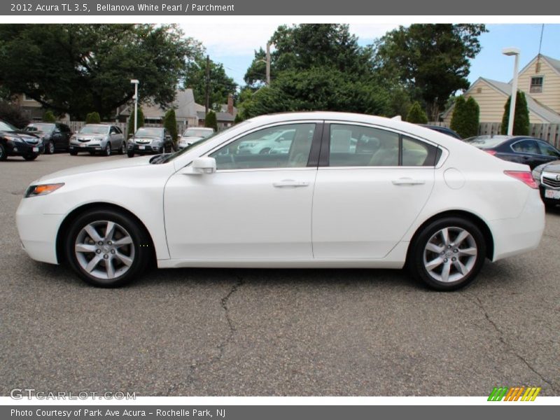 Bellanova White Pearl / Parchment 2012 Acura TL 3.5