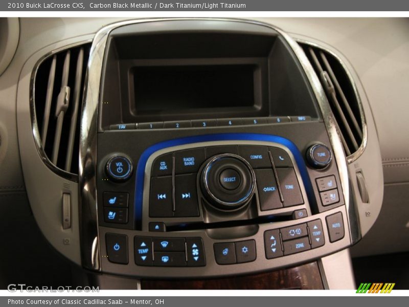 Carbon Black Metallic / Dark Titanium/Light Titanium 2010 Buick LaCrosse CXS