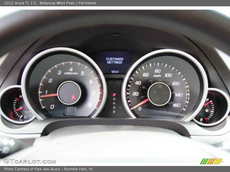 Bellanova White Pearl / Parchment 2012 Acura TL 3.5