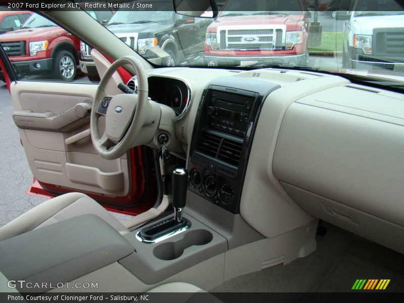 Redfire Metallic / Stone 2007 Ford Explorer XLT