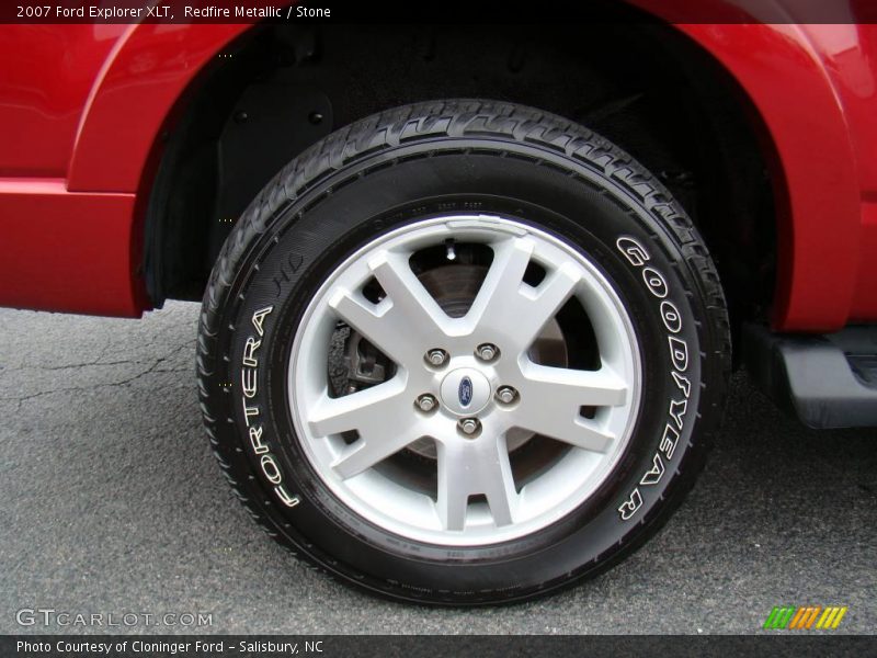 Redfire Metallic / Stone 2007 Ford Explorer XLT