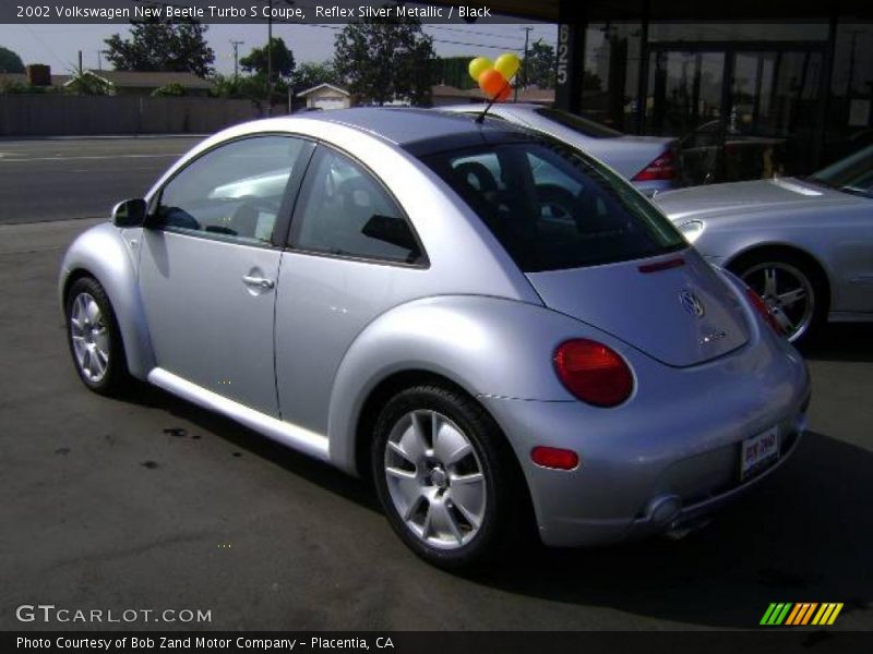 Reflex Silver Metallic / Black 2002 Volkswagen New Beetle Turbo S Coupe