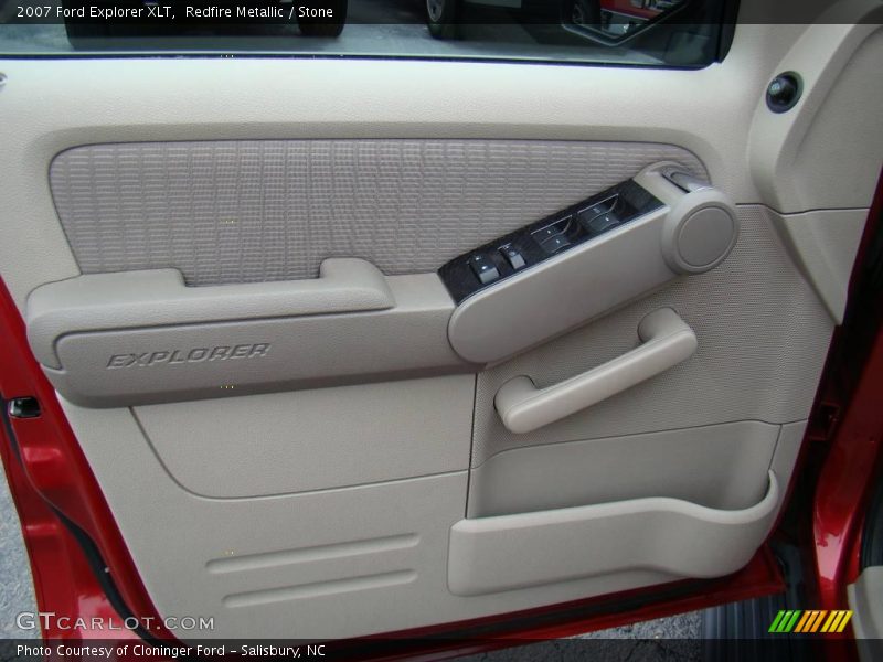 Redfire Metallic / Stone 2007 Ford Explorer XLT