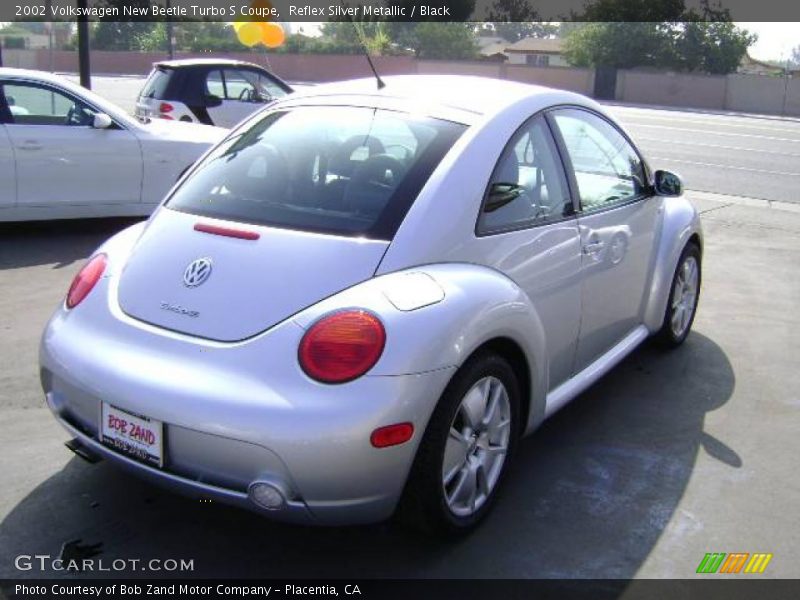 Reflex Silver Metallic / Black 2002 Volkswagen New Beetle Turbo S Coupe
