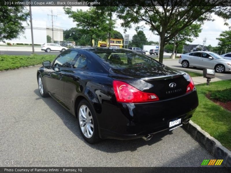 Black Obsidian / Graphite 2014 Infiniti Q60 Coupe AWD