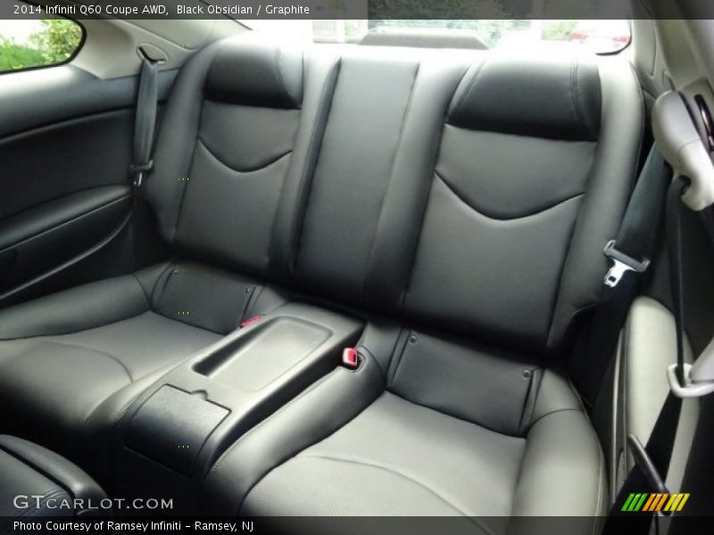 Rear Seat of 2014 Q60 Coupe AWD