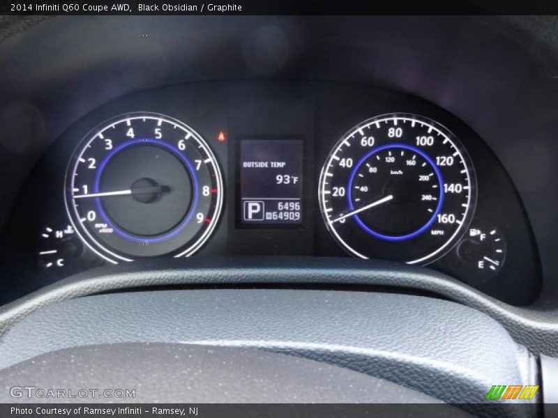  2014 Q60 Coupe AWD Coupe AWD Gauges