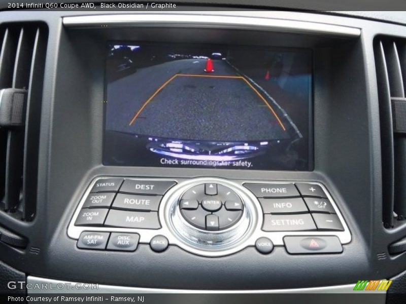 Black Obsidian / Graphite 2014 Infiniti Q60 Coupe AWD