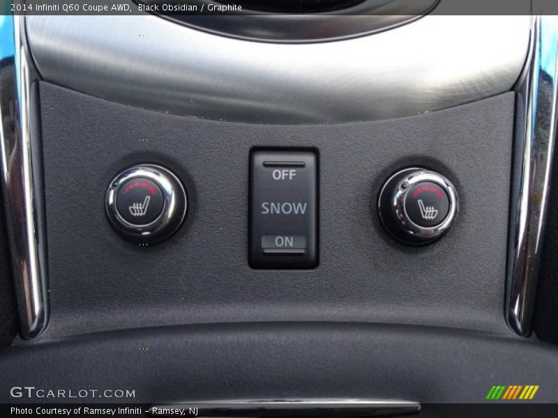 Black Obsidian / Graphite 2014 Infiniti Q60 Coupe AWD
