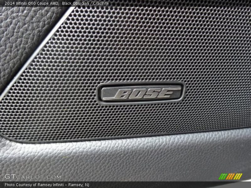 Black Obsidian / Graphite 2014 Infiniti Q60 Coupe AWD