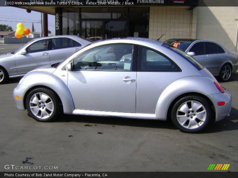 Reflex Silver Metallic / Black 2002 Volkswagen New Beetle Turbo S Coupe