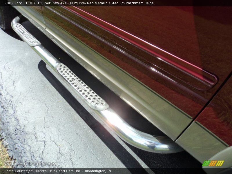 Burgundy Red Metallic / Medium Parchment Beige 2003 Ford F150 XLT SuperCrew 4x4
