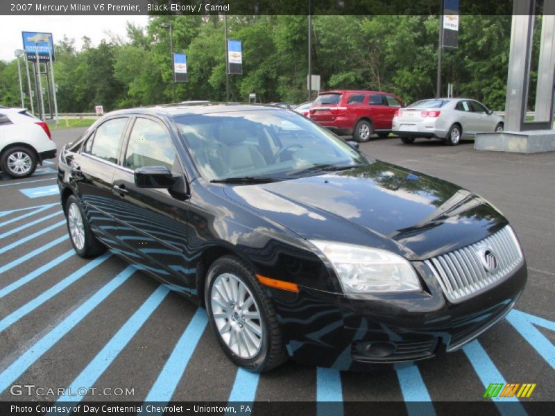 Black Ebony / Camel 2007 Mercury Milan V6 Premier