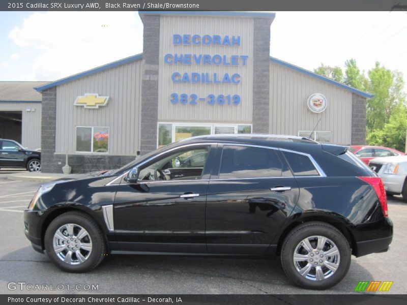 Black Raven / Shale/Brownstone 2015 Cadillac SRX Luxury AWD