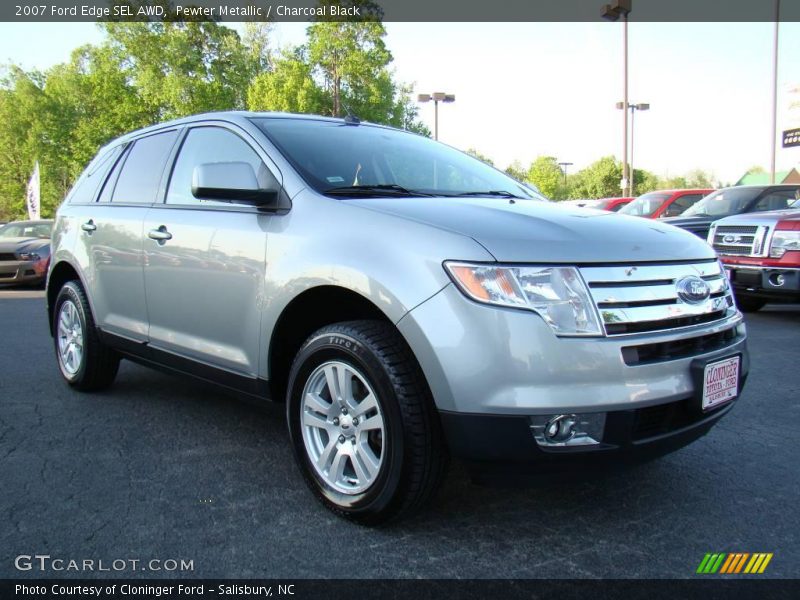 Pewter Metallic / Charcoal Black 2007 Ford Edge SEL AWD