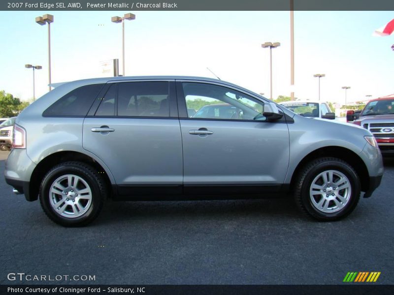 Pewter Metallic / Charcoal Black 2007 Ford Edge SEL AWD