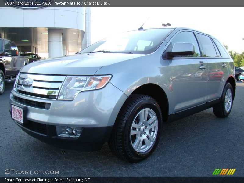 Pewter Metallic / Charcoal Black 2007 Ford Edge SEL AWD
