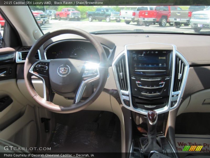 Black Raven / Shale/Brownstone 2015 Cadillac SRX Luxury AWD