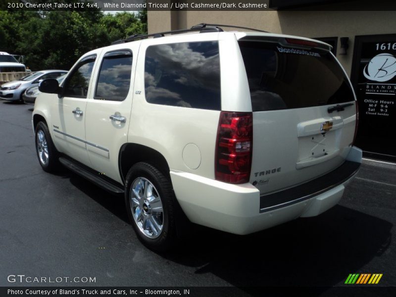 White Diamond Tricoat / Light Cashmere/Dark Cashmere 2010 Chevrolet Tahoe LTZ 4x4