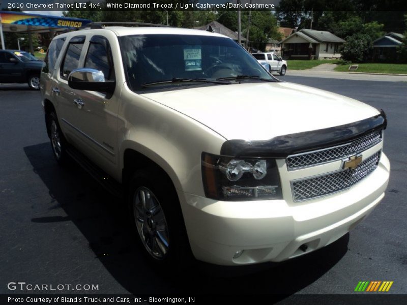 White Diamond Tricoat / Light Cashmere/Dark Cashmere 2010 Chevrolet Tahoe LTZ 4x4