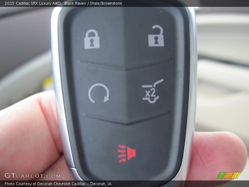Black Raven / Shale/Brownstone 2015 Cadillac SRX Luxury AWD