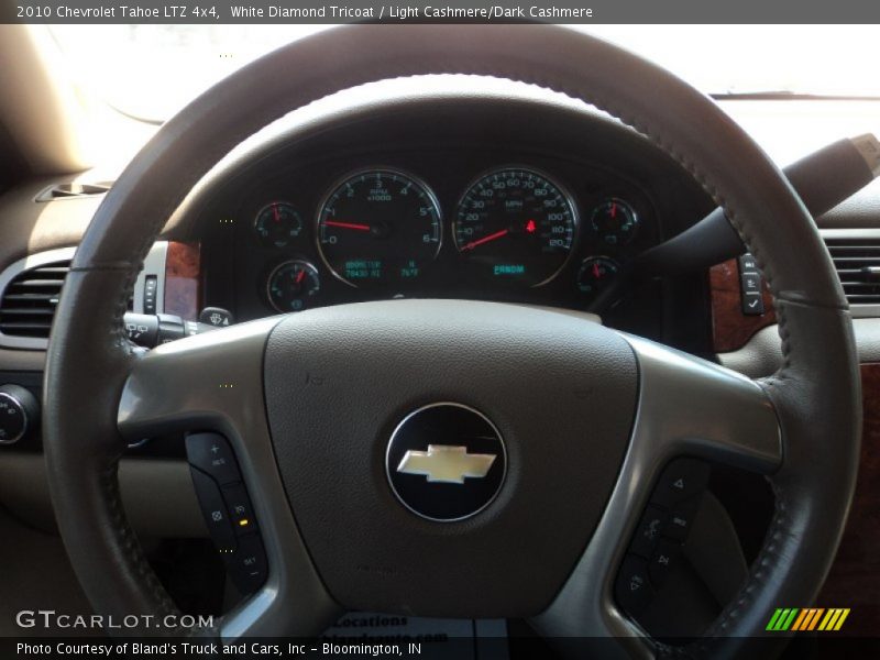 White Diamond Tricoat / Light Cashmere/Dark Cashmere 2010 Chevrolet Tahoe LTZ 4x4