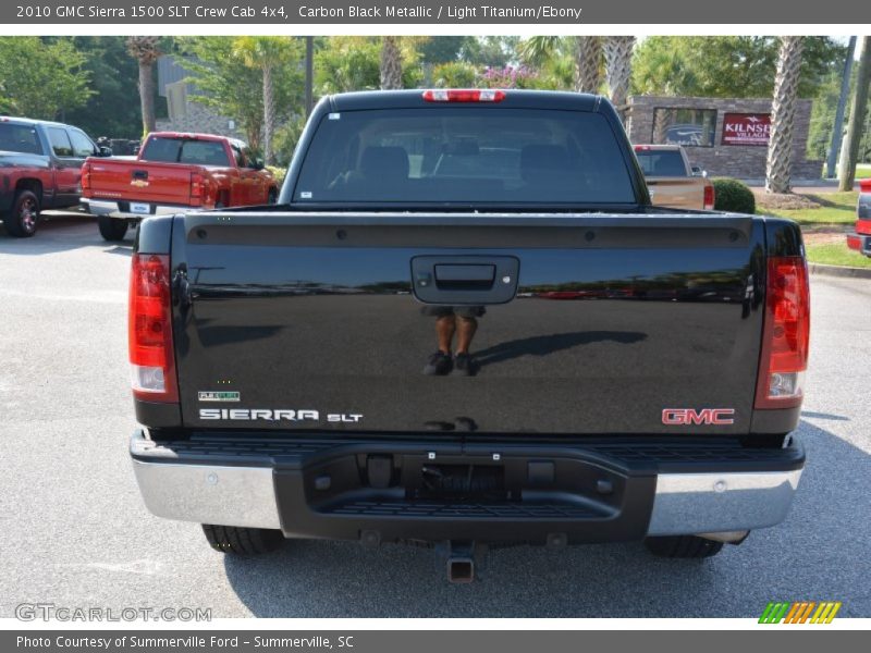 Carbon Black Metallic / Light Titanium/Ebony 2010 GMC Sierra 1500 SLT Crew Cab 4x4