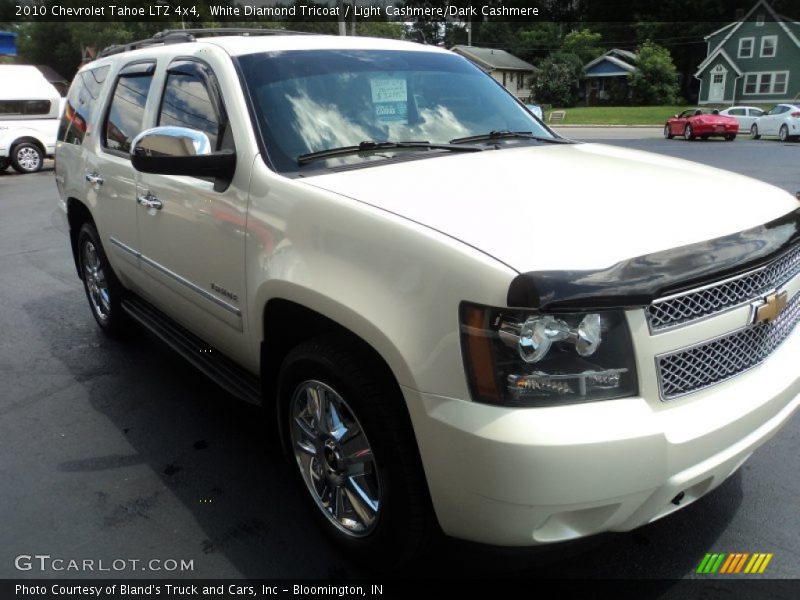 White Diamond Tricoat / Light Cashmere/Dark Cashmere 2010 Chevrolet Tahoe LTZ 4x4