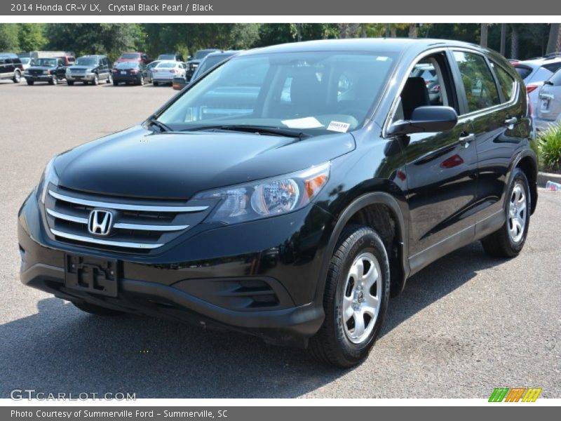 Crystal Black Pearl / Black 2014 Honda CR-V LX