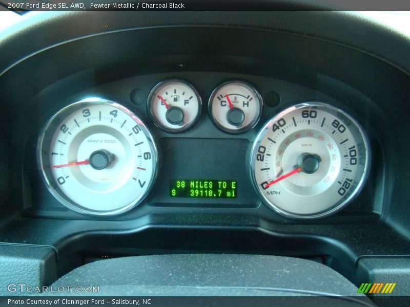 Pewter Metallic / Charcoal Black 2007 Ford Edge SEL AWD