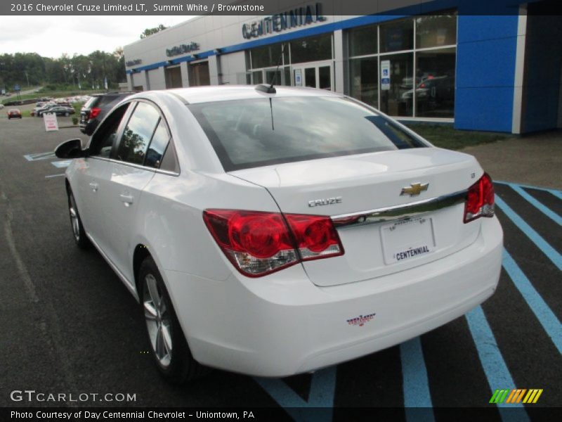 Summit White / Brownstone 2016 Chevrolet Cruze Limited LT