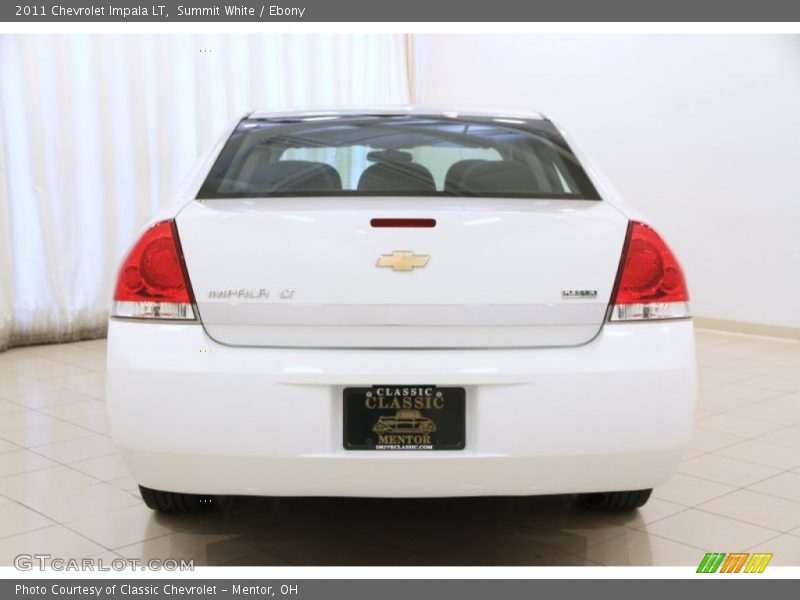 Summit White / Ebony 2011 Chevrolet Impala LT