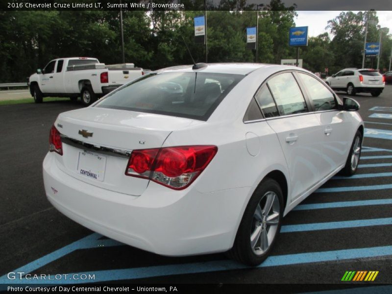 Summit White / Brownstone 2016 Chevrolet Cruze Limited LT