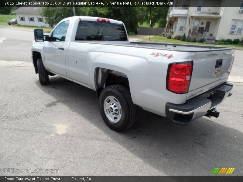 Silver Ice Metallic / Jet Black/Dark Ash 2015 Chevrolet Silverado 2500HD WT Regular Cab 4x4