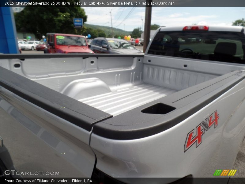 Silver Ice Metallic / Jet Black/Dark Ash 2015 Chevrolet Silverado 2500HD WT Regular Cab 4x4