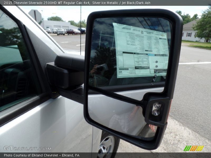 Silver Ice Metallic / Jet Black/Dark Ash 2015 Chevrolet Silverado 2500HD WT Regular Cab 4x4