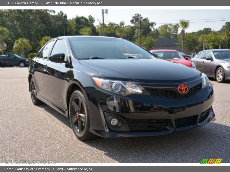 Attitude Black Metallic / Black/Ash 2013 Toyota Camry SE