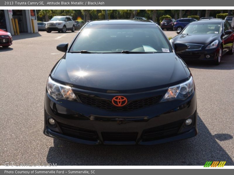 Attitude Black Metallic / Black/Ash 2013 Toyota Camry SE