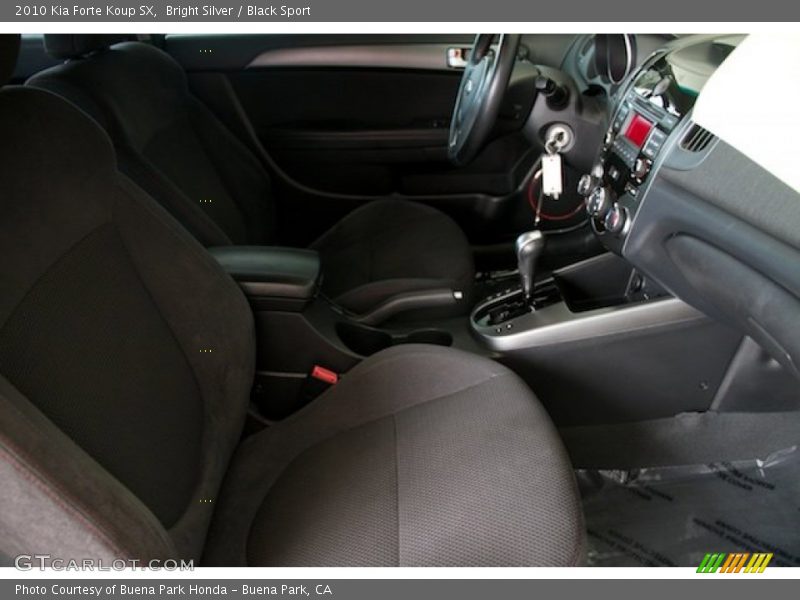 Bright Silver / Black Sport 2010 Kia Forte Koup SX