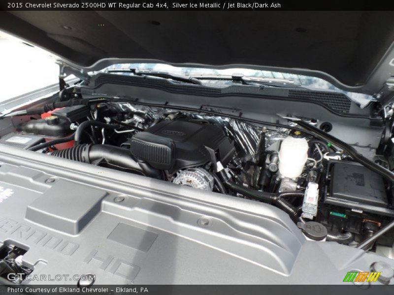 Silver Ice Metallic / Jet Black/Dark Ash 2015 Chevrolet Silverado 2500HD WT Regular Cab 4x4