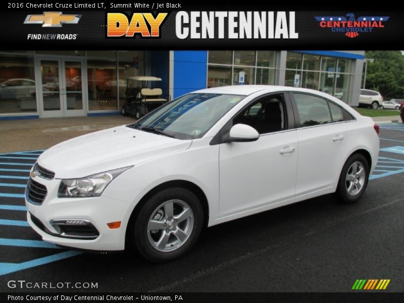 Summit White / Jet Black 2016 Chevrolet Cruze Limited LT
