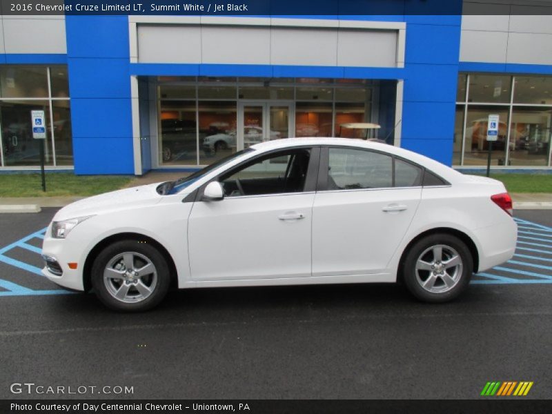 Summit White / Jet Black 2016 Chevrolet Cruze Limited LT