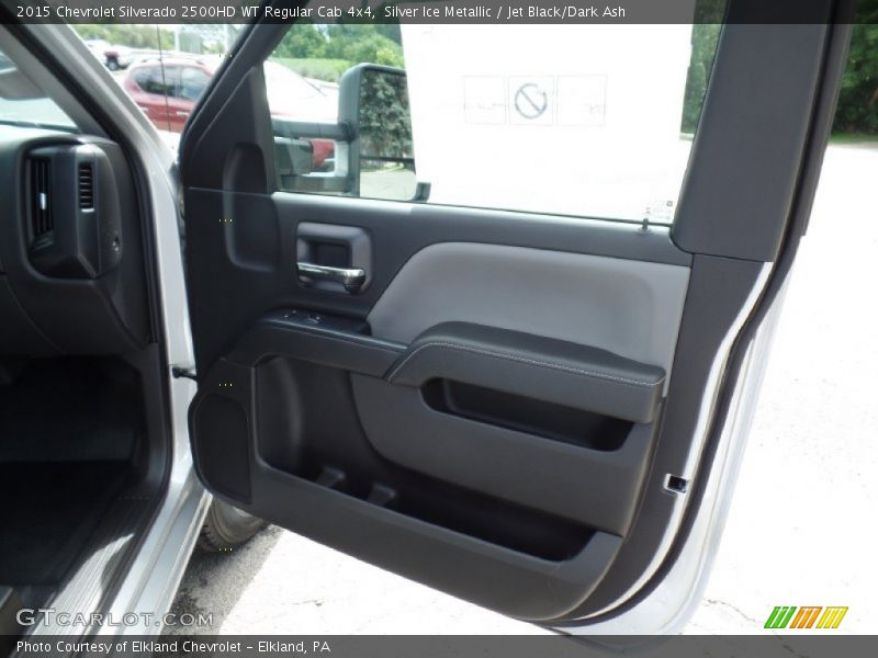 Silver Ice Metallic / Jet Black/Dark Ash 2015 Chevrolet Silverado 2500HD WT Regular Cab 4x4